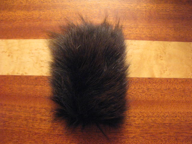 ��� ����� ������������ ����� ����������/ arctic fox fur dark brown